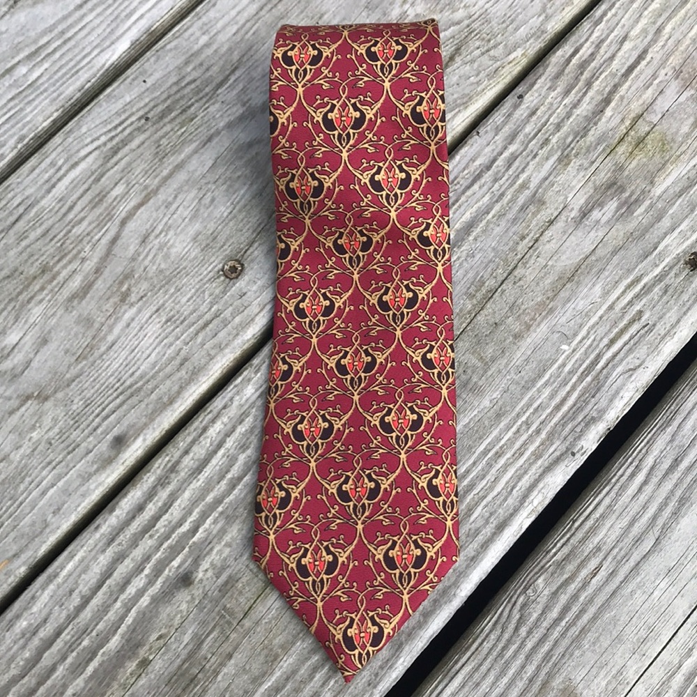 Jacquard Design Silk Tie